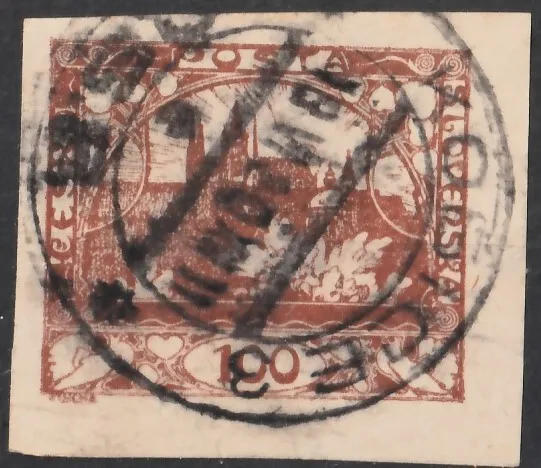 Tschechoslowakei 1919 Rundstempel Kosice (Kaschau)