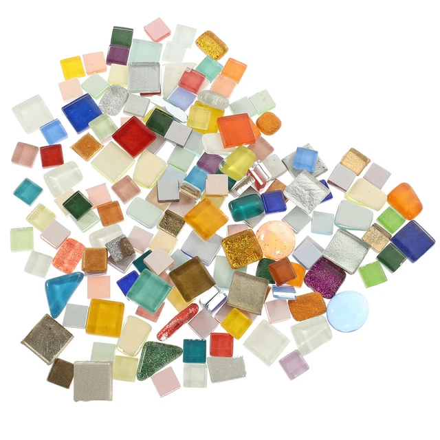 Mosaici Di Cristallo Glitterati - 200g Di Piastrelle Colorate Per Decorazioni Fai Da Te | Per Bambini E Creativi - Foto 2