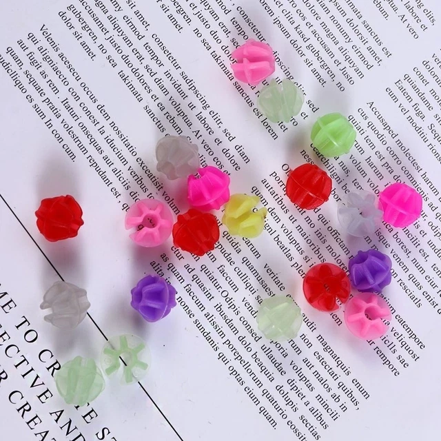 180 Perles Colorées Pour Décorer Les Rayons De Vélo - Rondes Et étoiles - Faciles à Clipser - 7