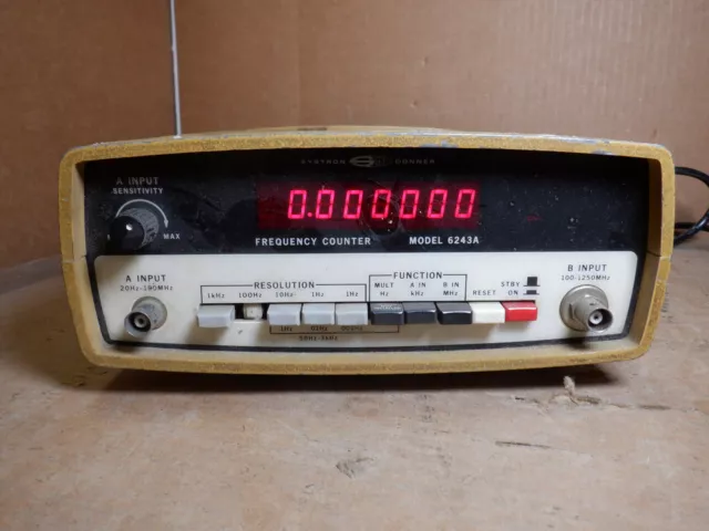 Systron Donner Model 6243A Frequency Counter