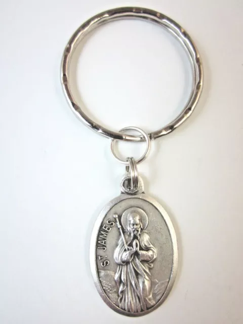 St James Medal Italy Key Ring Gift Box & Prayer Card