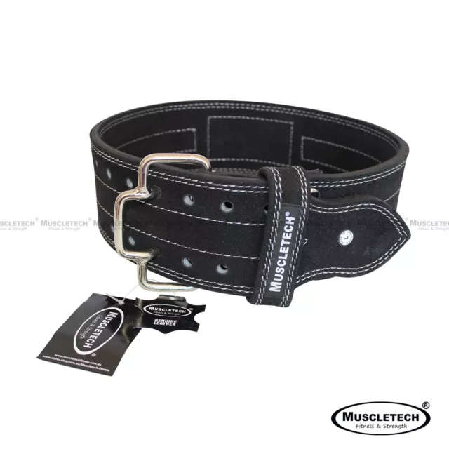 New Genuine Leather Weight Lifting Belt Power Lifting Belt Quick Release Buckle