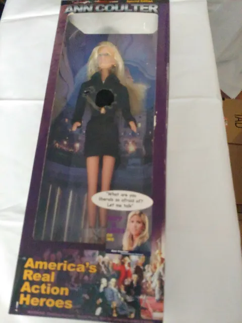 Ann Coulter DOLL 12 inch America's Real Action HeroesTalking Special Edition NIB 3