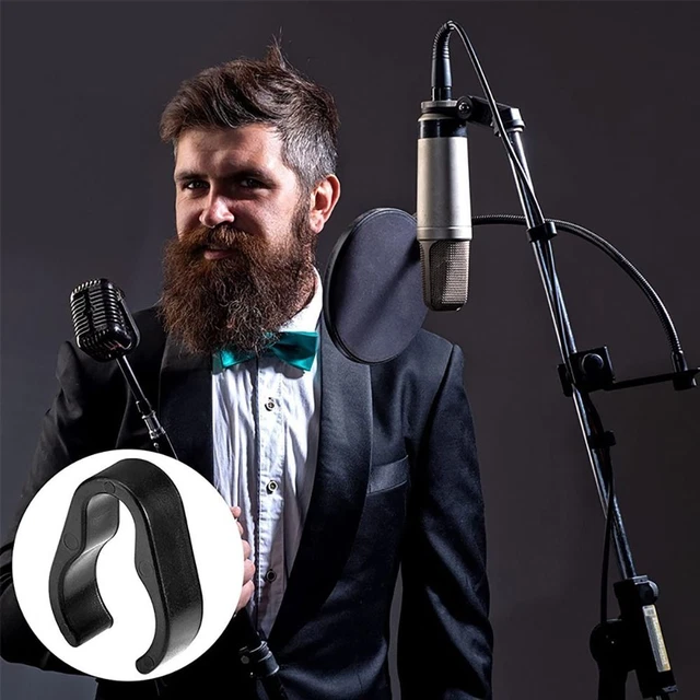 MIC CABLE CLIPS Microphone Stand Clamp Microphone Holder Clip Boom Pole