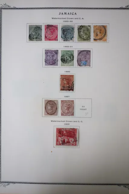 Jamaica 1800's to 1970's Stamp Collection 2
