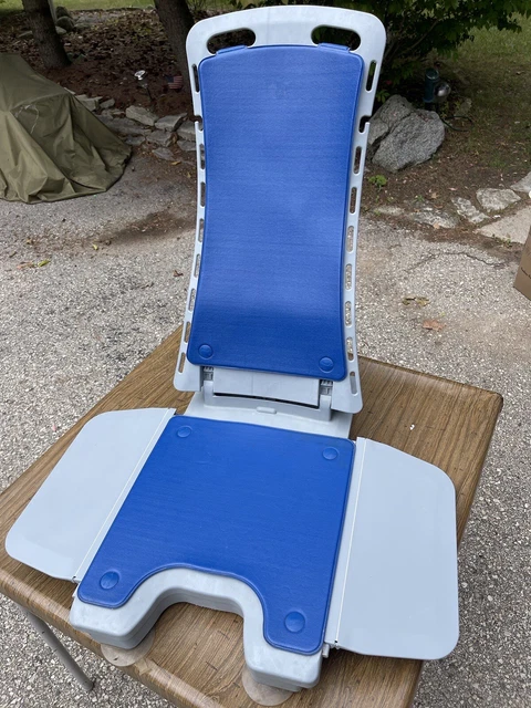 Drive Medical Bath Lift 7d1505493415B Bellavita Tub Chair Lift Blue Gray READ