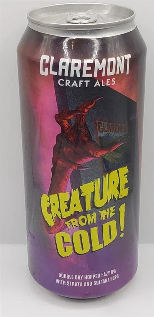Craft Beer Can Claremont Brewing Company Creature From the Cold DDH Hazy IPA
