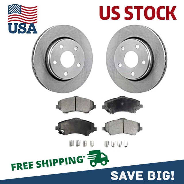 FOR 20072017 JEEP Wrangler Brake Kits Front Brake Rotors + Ceramic