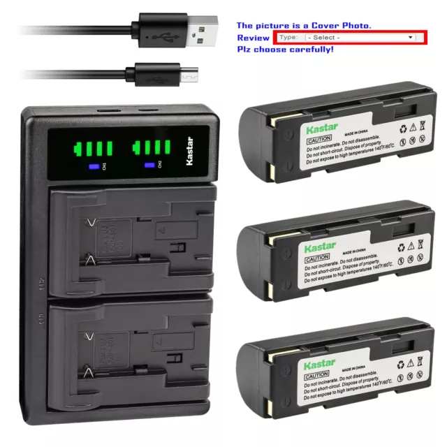 Kastar Battery LTD2 USB Charger for DB-20 DB20L Ricoh Caplio RDC-i500 Caplio RR1