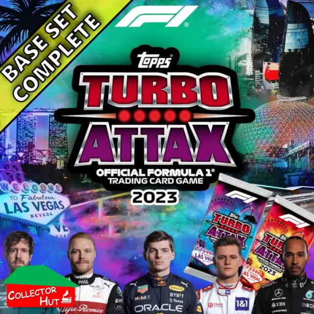 Topps Turbo Attax Formula 1 F1 2023 SET BASE COMPLETO 1-320