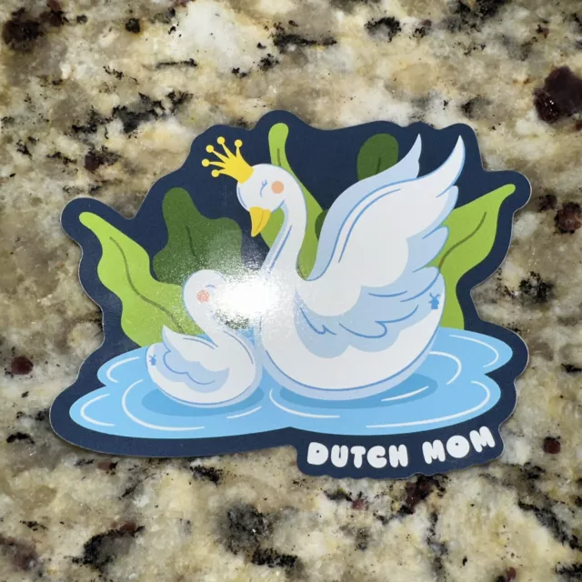 DUTCH BROS BROTHERS Rare STICKER Mother’s DAY Mom MAY 2024 SWAN Baby