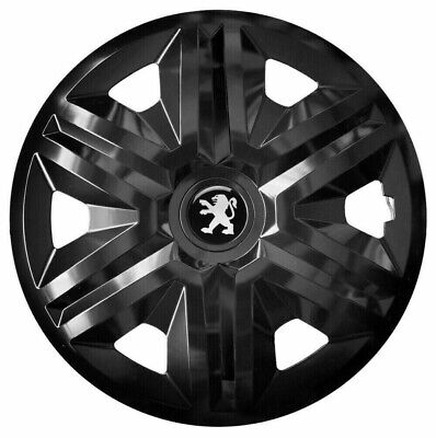 15'' Wheel trims for Peugeot 207 208 Partner Bipper 4x15''  set of four black