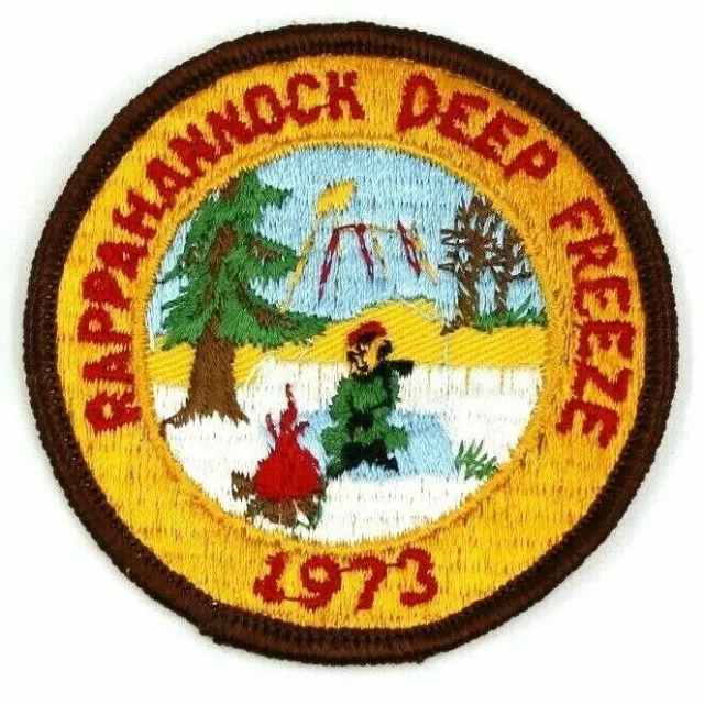 1973 Rappahannock Deep Freeze National Capital Area Council Patch Boy Scouts BSA