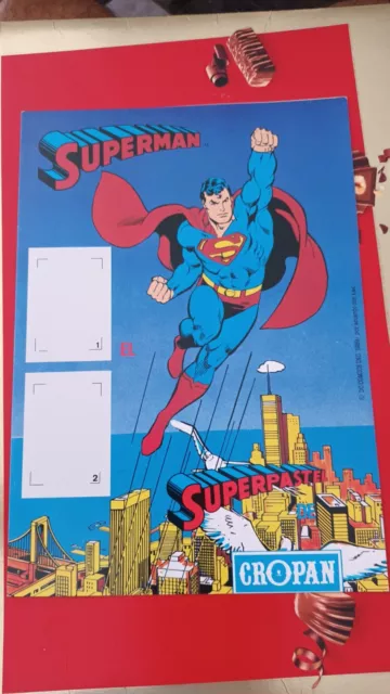 Cropan Rare Album Empty For Sticker Super Heroes Dc Comic 1989 Superman