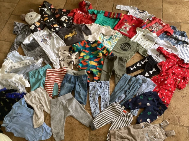 Boys 6-9 months winter clothes bundle, 35+ items