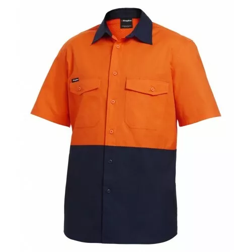 King Gee Workcool 2 Spliced Shirt Short Sleeve (K54875)