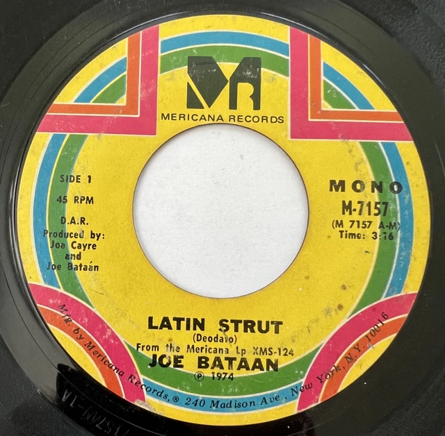 Latin 45 / Joe Bataan “Latin Strut / Peace, Friendship..” ~ Funk Soul ~ HEAR Latin 45 / Joe Bataan “Latin Strut / Peace, Friendship..” ~ Funk Soul ~ HEAR