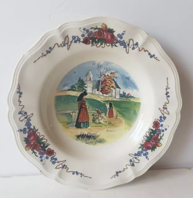 Ancienne assiette Sarreguemines