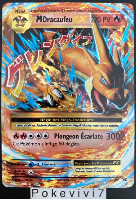 Carte Pokemon M DRACAUFEU 13/108 Ultra Rare Mega EX XY12 FR OCCASION