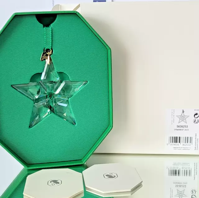 Swarovski Weihnachtsstern 2023 Groß Klar Christmas Ornament Stelle 5636253 OVP