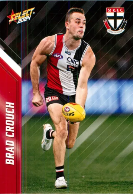 Carte AFL Select Footy Stars des St Kilda Saints 2024 – Brad Crouch