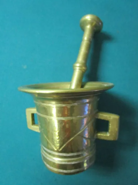 Solid Brass Apothecary And Pestle