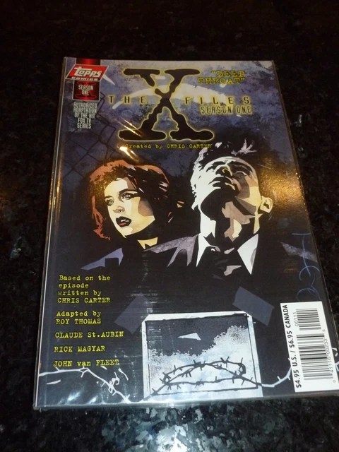 THE X-FILES Comic - SEASON 1 - Vol 1 - Date 08/1997 - Deep Throat - Topps Comics