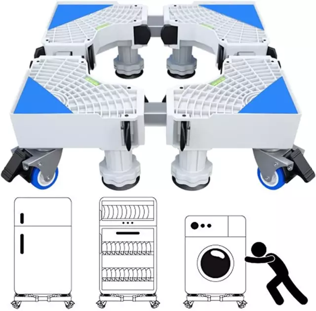 Base Lavatrice, Carrello Lavatrice Con Ruote per Lavatrice Asciugatrice E Frigor