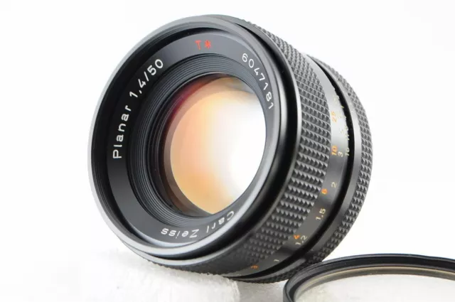 [Fast Neu] Contax Carl Zeiss Planaren T 50mm F/1.4 Aej Objektiv C/Y Aus Japan #