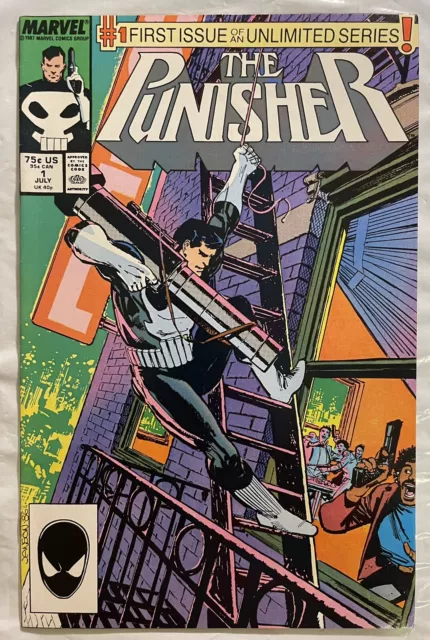 The Punisher #1 (1987, Marvel) First Ongoing Solo Punisher Series, Key Issue