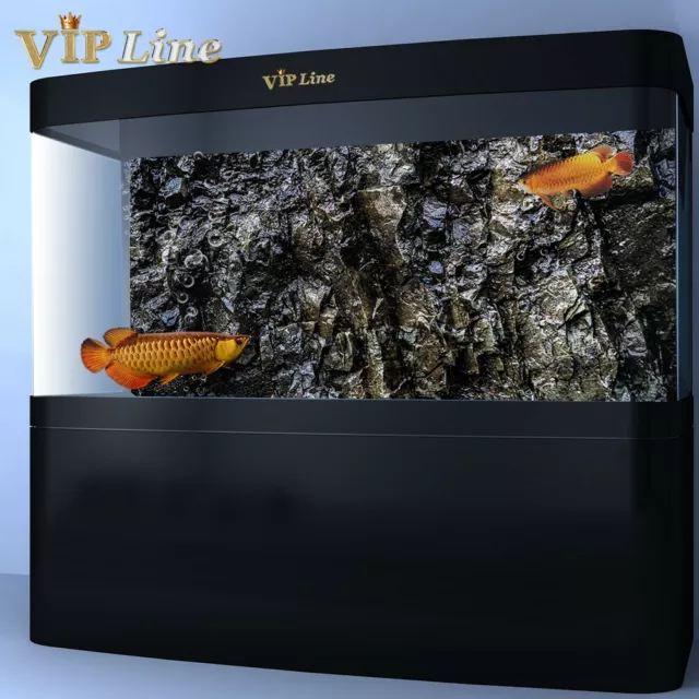 Aquarium Background Poster Water Rock Stone HD Fish Tank Landscape Wall Sticker