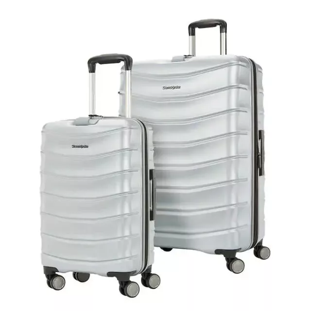 Samsonite Amplitude Two Hardside Silver 2 Piece  Luggage Set
