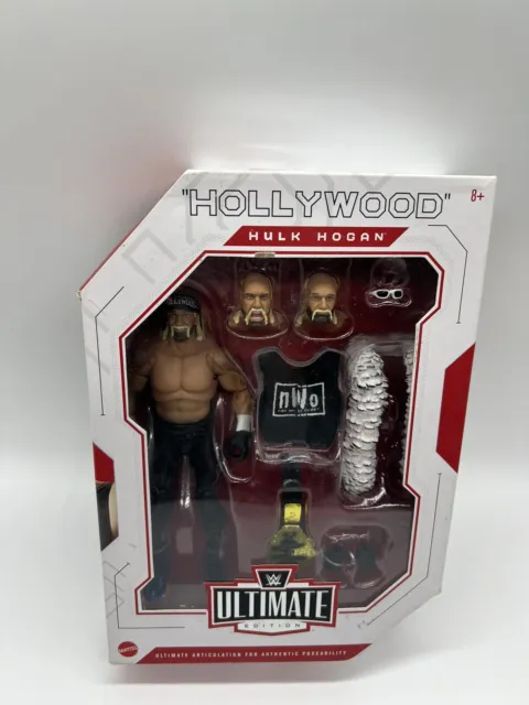 MATTEL WWE ULTIMATE Edition “Hollywood” Hulk Hogan DMG PKG $49.99 ...