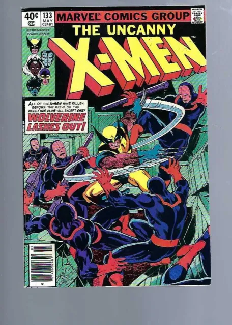 Uncanny  X Men  133 -  Vf/Nm 9.0 - Wolverine Solo -  1963 Series - Marvel Comics