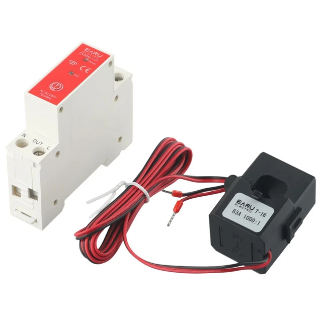 Compteur WiFi haute qualité Tuya Smart Life rail DIN AC 230V 63A pour analyse d