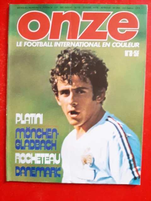 France Football N°1598 – Platini, Nice, PSG, Nantes – 23/11/1976 – TBE