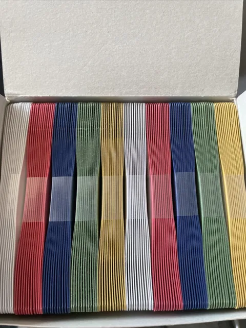 Heftstreifen 500 Stück 5 verschiedene Farben