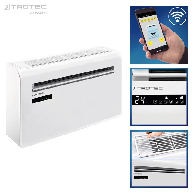 TROTEC Climatiseur mural PAC-W 2650 SH | refroidit et chauffe efficacement