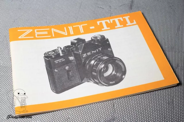 Zenit Ttl Mode D'emploi Notice Manual Fr