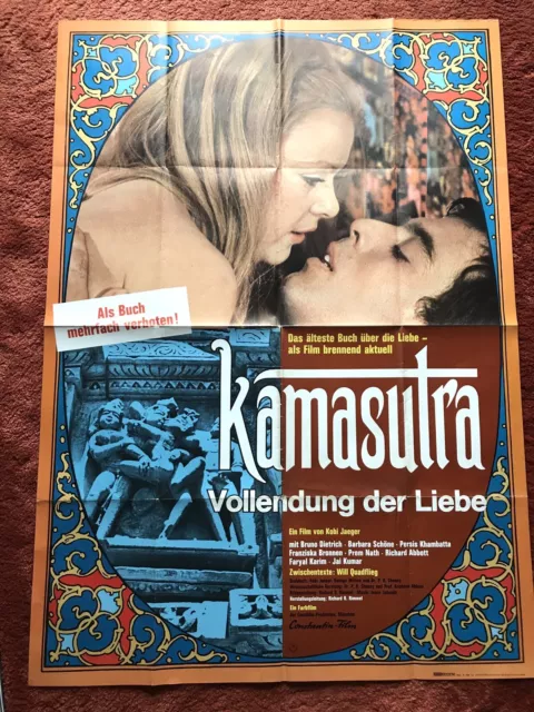 Kamasutra Vollendung der Liebe Kinoplakat Poster A0, 84x119cm, Persis Khambatta