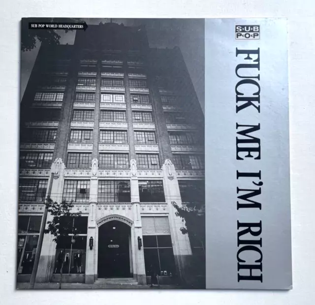 Fuck Me I'm Rich - Various Compilation * Lp Vinyl * Damp 104 * Free P&P Uk *