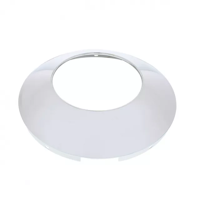 Chrome Universal 7/16" Front Hub Cap With Hubdometer Hole