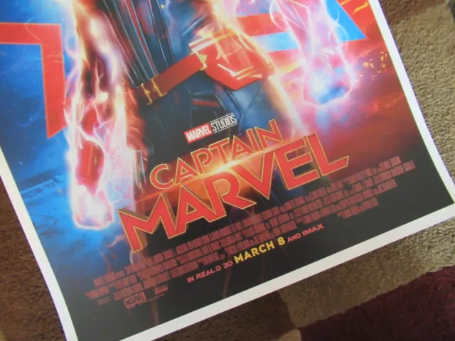 Captain Marvel ( 11" x 17" ) Movie Collector's Poster Print ( T2) - B2G1F 3