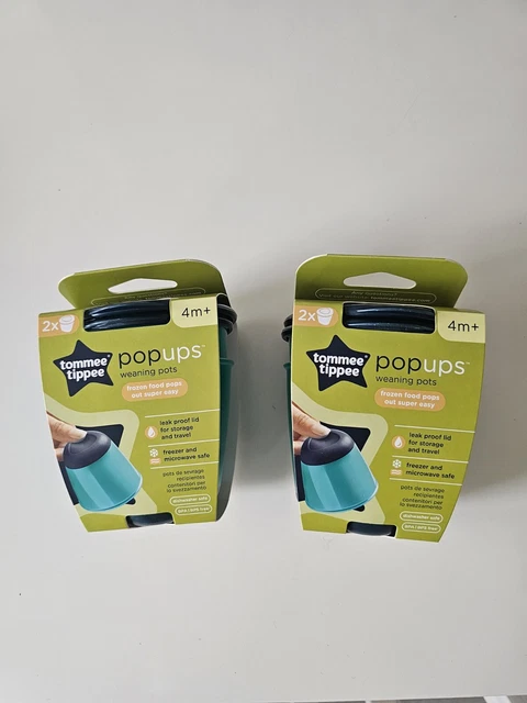 Tommee Tippee Pop Ups Entwöhnungstöpfe.