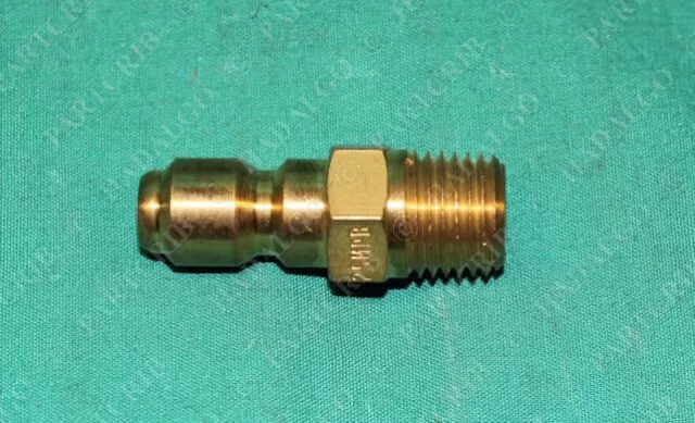 Foster 25MPB Pneumatic Air Line Quick Disconnect Plug Brass Male FST 1/4" MPT