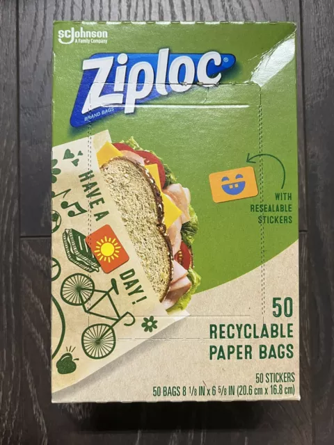 Vintage 12 Ziploc ZIPLOCK HOLIDAY 2001 GRINCH SANDWICH BAGS 2