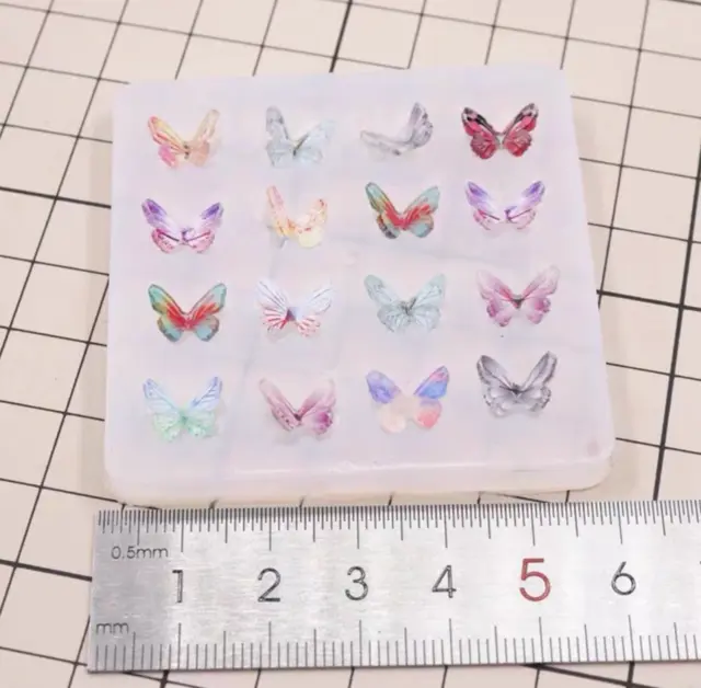 Mini Butterfly Silicone Icing Fondant Mould  Chocolate Cake Sugar craft Topper
