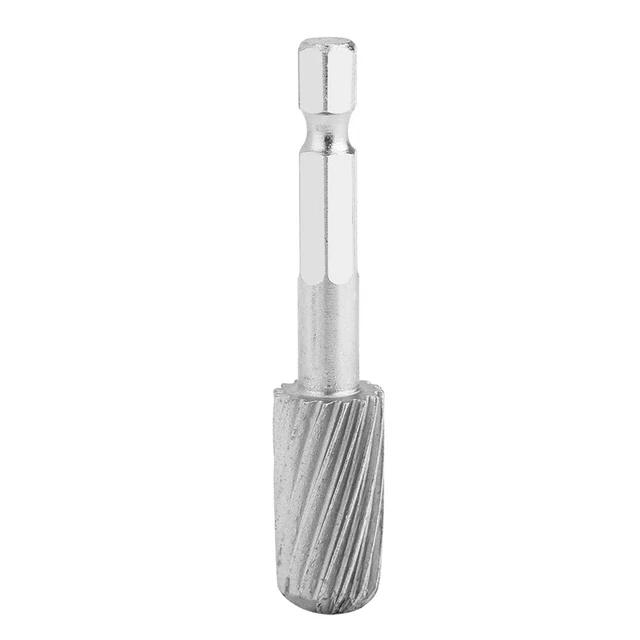 5x 1/4inch Hex Shank High Speed Steel Burrs Files Tools For Aluminum AU