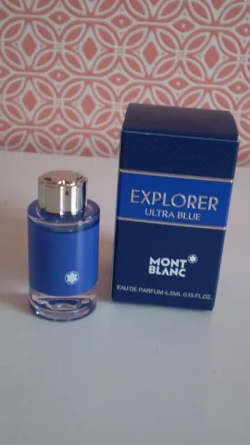 Miniature De Parfum"Explorer Ultra Blue"Mont Blanc"4,5Ml-Superbe