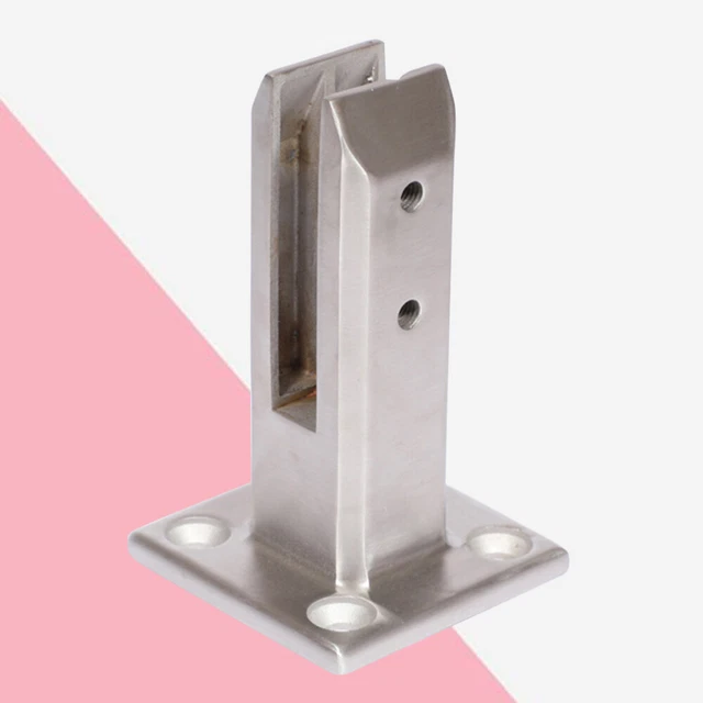 Glaszaunklemme Glas-halter Rostfreier Stahl Auf Den Boden Fallen